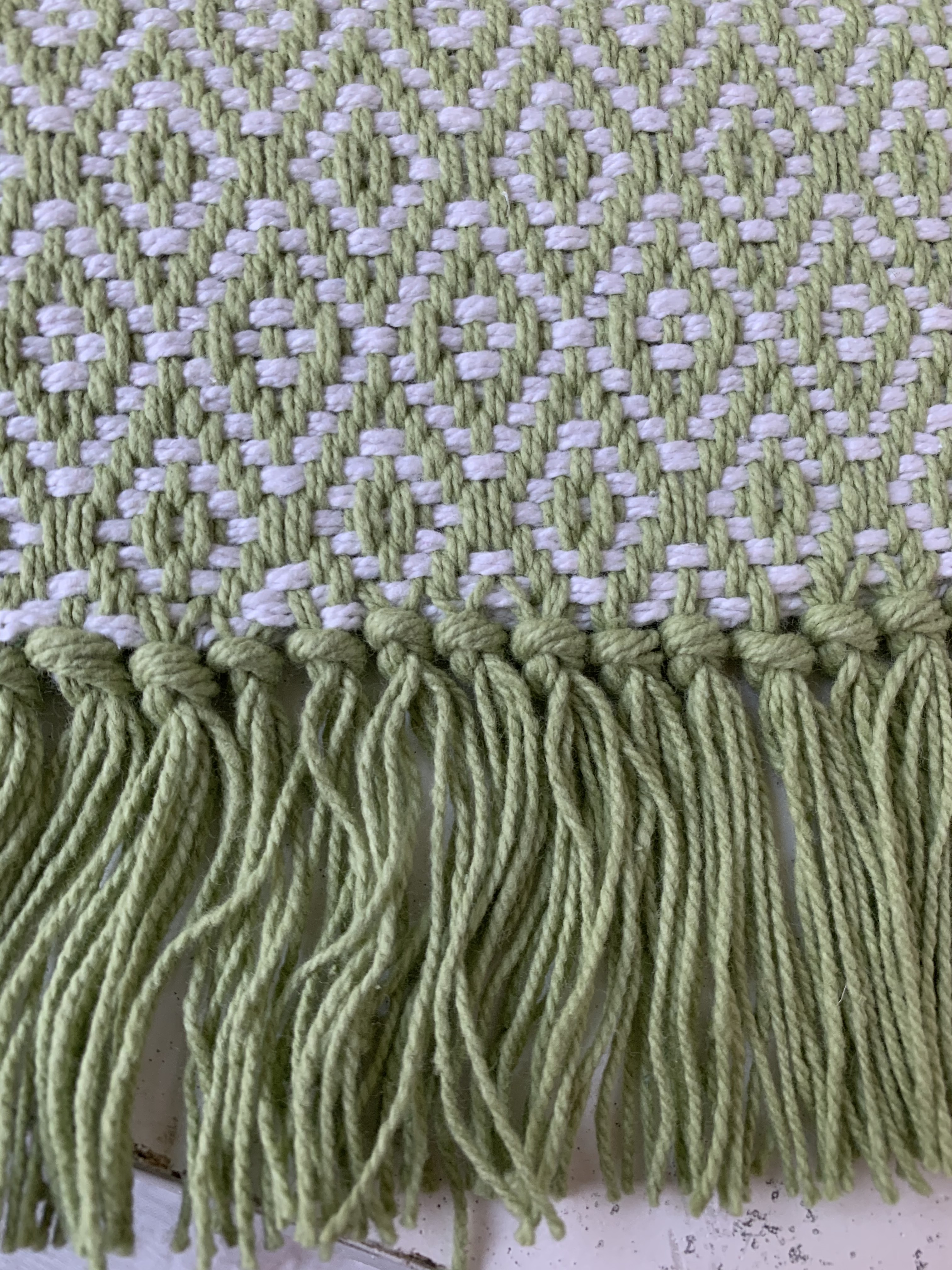 Stück x 45 Fransen KARA Baumwolle | Grün 2 | Textilien Platzsets | lillabelle 33 Tischset cm Platzset