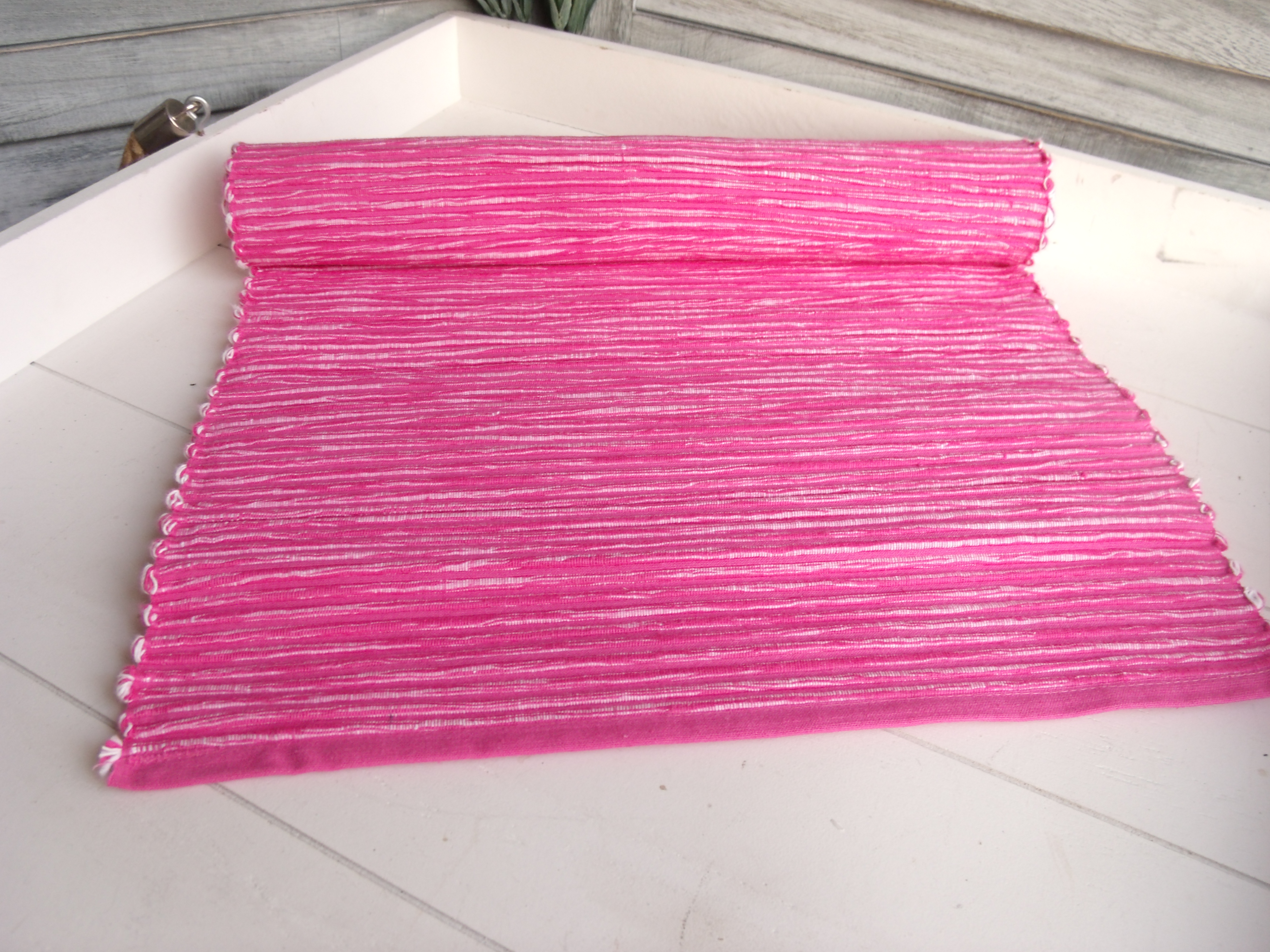 Tischläufer ANNA PINK 33x120 cm Baumwolle | Tischwäsche | Textilien |  lillabelle